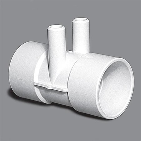 Handson 2 x 2 in. Slip Manifold Pvc Waterway Pipe - 2 Port & 0.75 in. sb Ports HA1188655